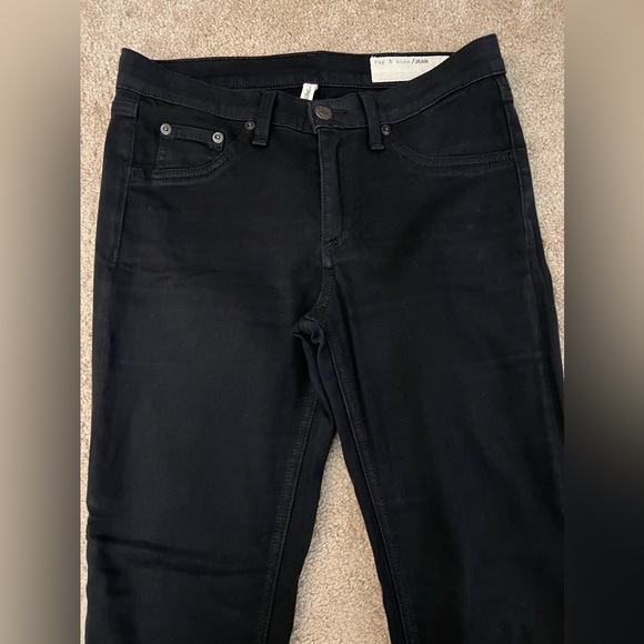 Rag & Bone Leggings in Black Plush Size 27 Jeggings Denim - Picture 8 of 13